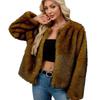 New short imitation fur coat cardigan autumn and winter women's plush coat coat 0