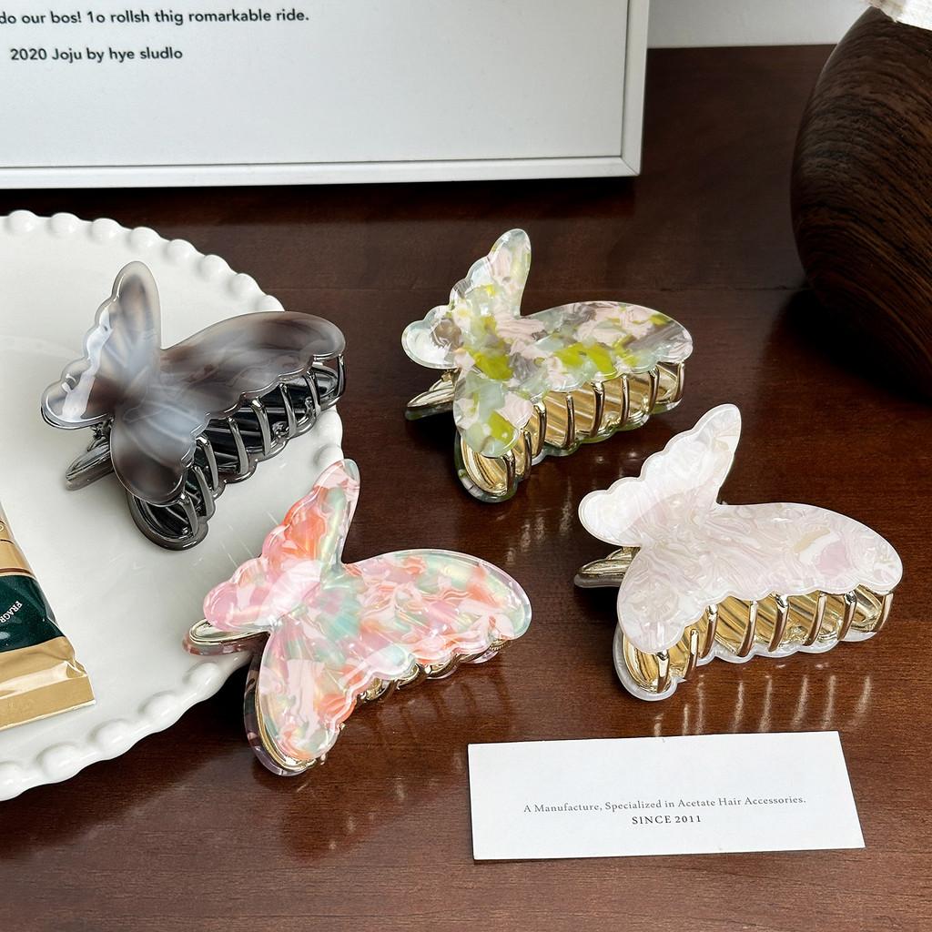 Versatile And Chic Butterfly Claw Hair Clip Handcrafted Acetate Hair Accessories For Women