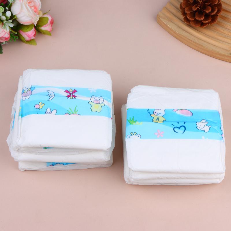 Mini Doll Baby Diapers 10Pcs 20Pcs Pretend Play House Kids Doll Clothing Replacement Accessories