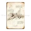 F Fighting Falcon Metal Sign Retro Decoration Club Design Living Room Tin Sign Poster