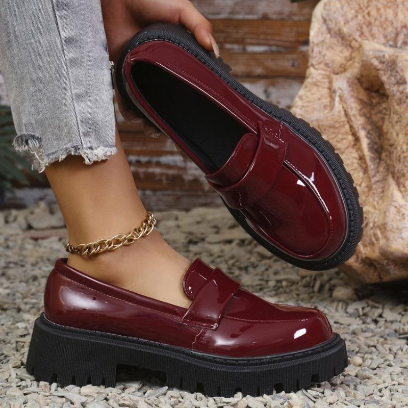 Large Size Women's Spring New One-pedal Casual Single Shoes Mary Jane Shoes Women