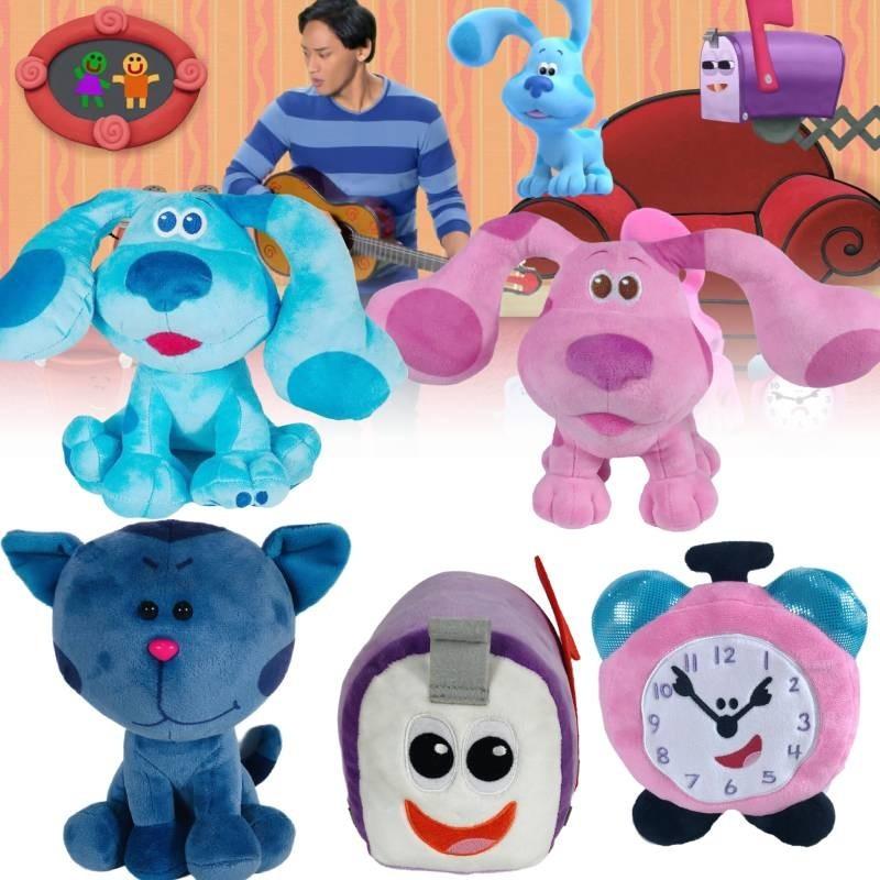 Adorable Blue Spotted Dog Plush Toy Ultra Soft Short Plush 20cm Kids Gift