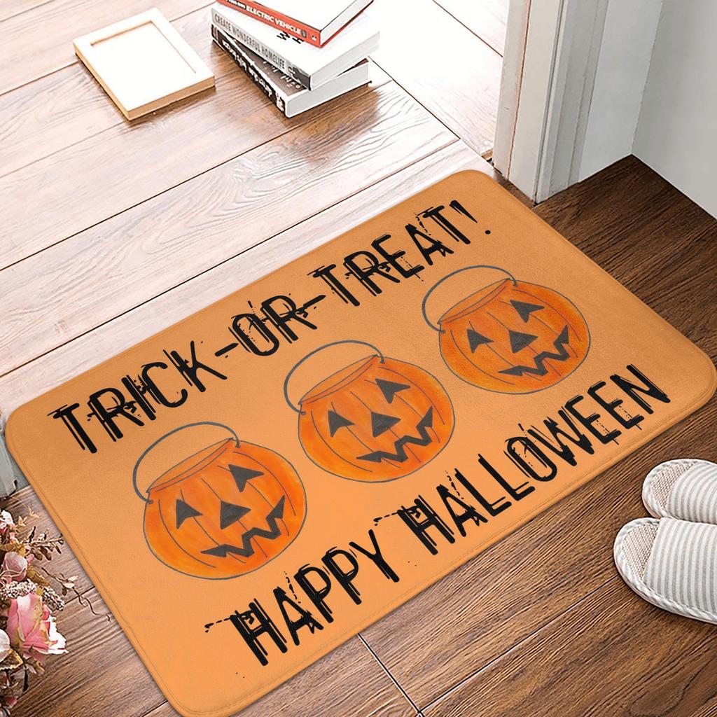 Halloween Doormat Anti-Slip Entrance Kitchen Bath Floor Door Mat  Bedroom Balcony Carpet Rug
