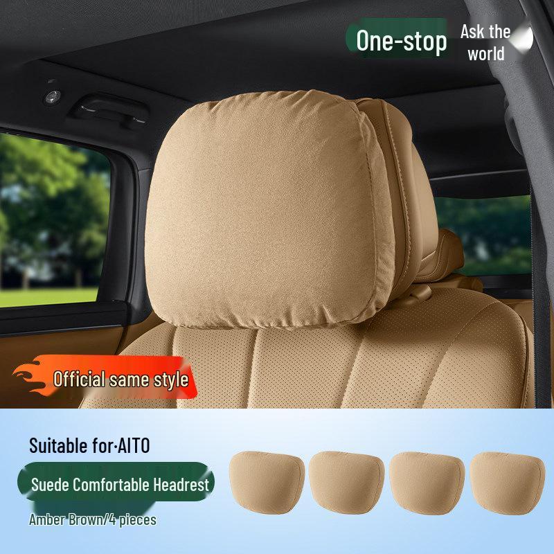 Compatible with AITO M5-M9: Headrest Neck Pillow & Lumbar Support Car Accessories