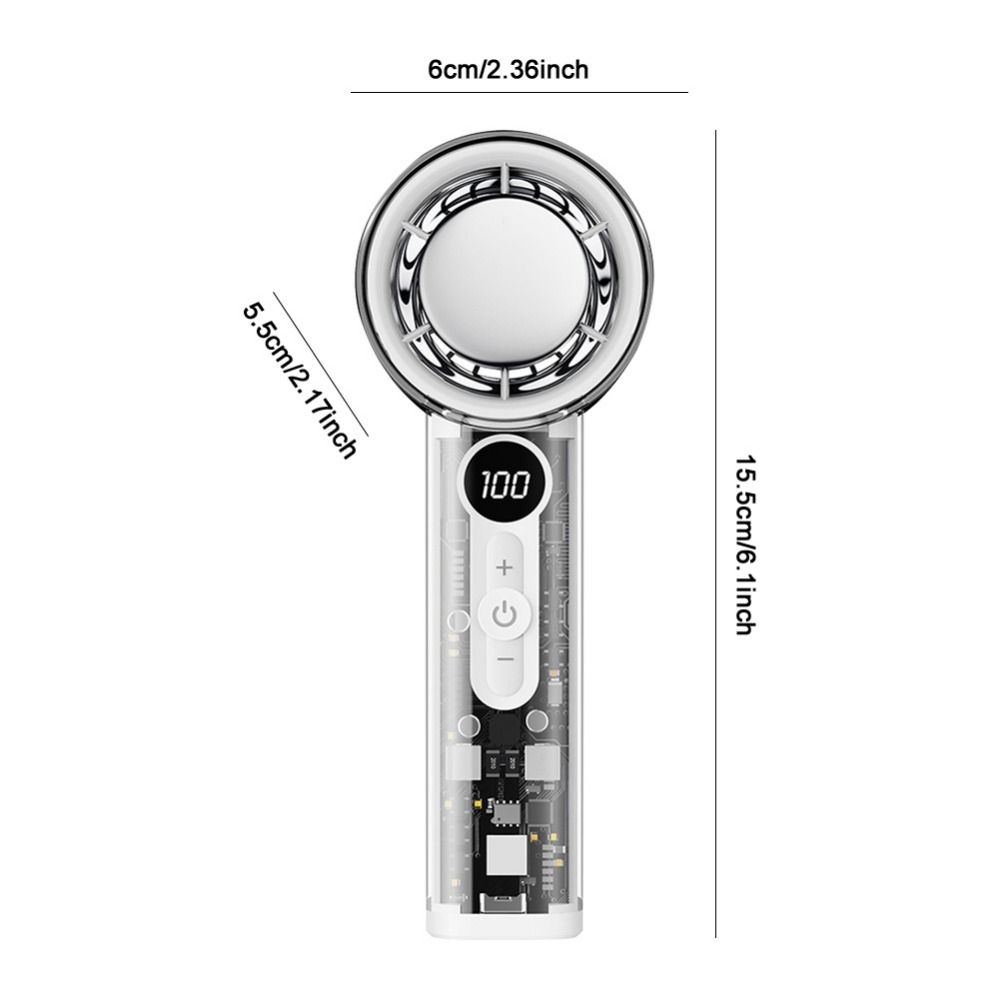 Semiconductor Refrigeration High-speed Electric Fan USB Rechargeable Outdoor Small Fan  Outdoor