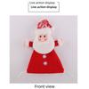 Christmas Knitted Gift-Bag Soft Fabric Pouches Knitted Candy Bag Plush Toy Present Pouch For Fruit Decor Xmas Holiday Decoration