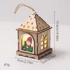 Christmas Luminous Wooden Cabin Ornament - Small House Tree Decoration