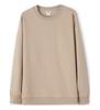 Europe and the United States new autumn and winter crew neck sweater women's top long sleeve white solid color loose girls spring and autumn models 