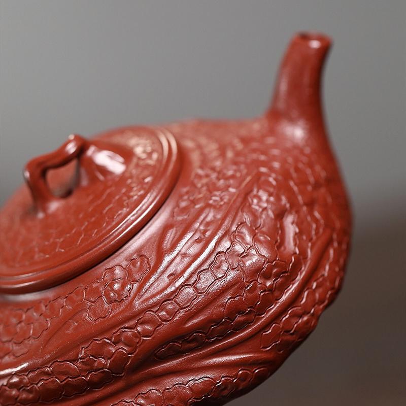 190ml Chinese Yixing Purple Clay Teapots Creative Handmade Zisha Tea Pot Beauty Tea Infuser Kettle Tradition Tea Set Customized