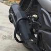 Haojue UHR150 Motorcycle Matte Black Exhaust Guard: Anti-Collision & Anti-Scald, Easy Non-Destructive Installation
