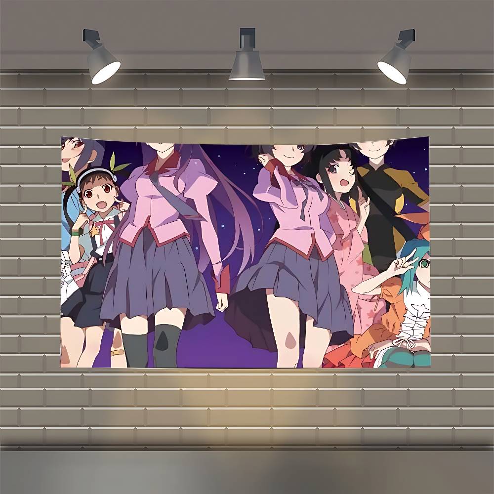 

Monogatari Series Anime Girl Flag Flags Personalized Items Flags For Bedrooms Home Tapestry 74x94cm(29x37in)