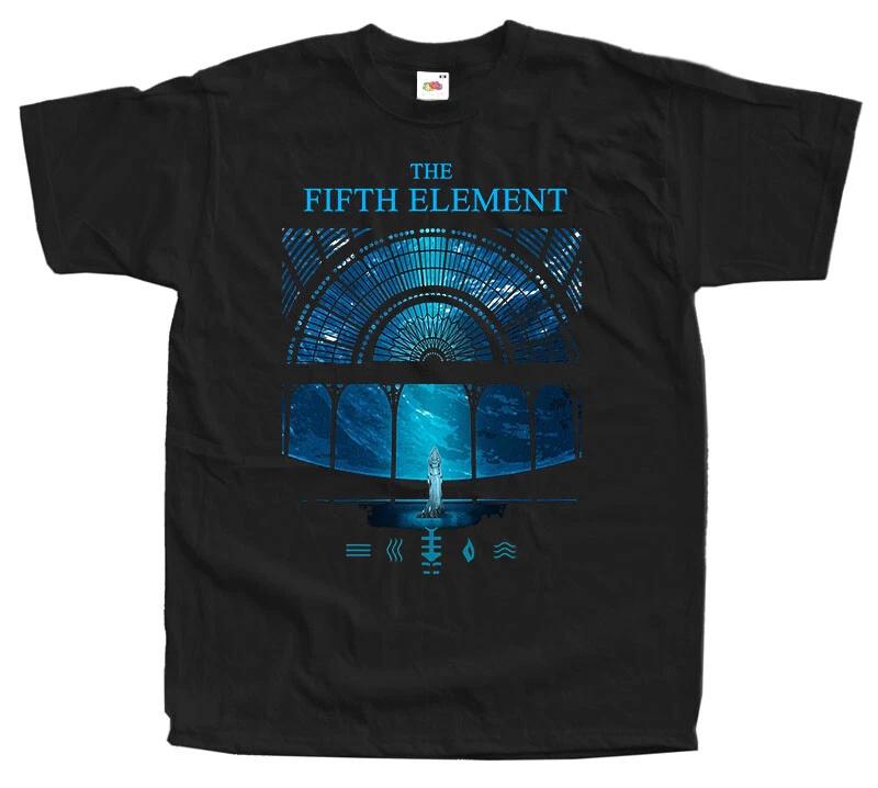 The Fifth Element T SHIRT Tee V5 Movie Poster BLACK Shirt sizes S-5XL XL