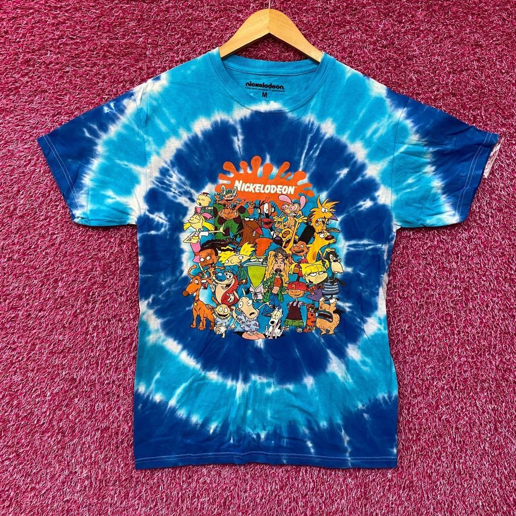 Nickelodeon 90's Cartoon Characters Tie Dye T-Shirt