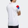Adidas Color Block Tennis Polo Shirt Men Tops White FK1406