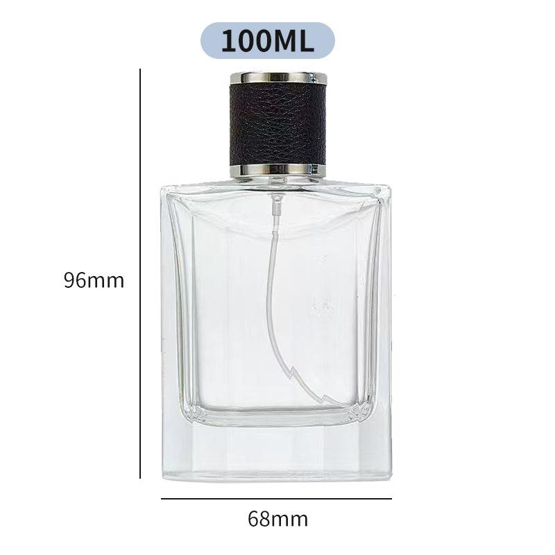 100ml Large Capacity High-End Glass Perfume Spray Bottle