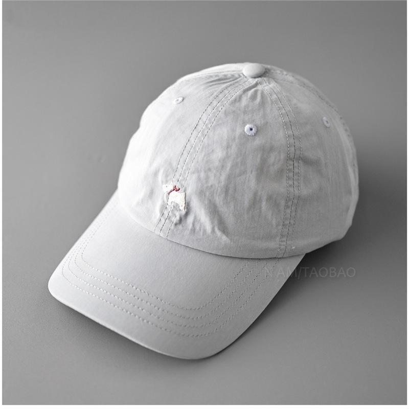 Cartoon Pony Embroidery Soft Top Solid Color Baseball Cap Men Women with The Same Simple Cute Casual Versatile Sunshade Cap