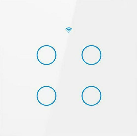 European Touch Smart WiFi Switch with Siri Voice & RF Remote Control - Mobile App & Timer Compatible