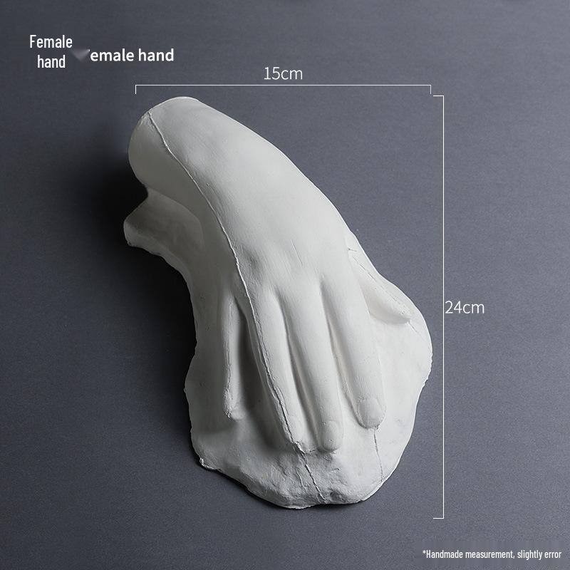 David Head Bust: Plaster Sculpture for Art Students & Teaching Aids