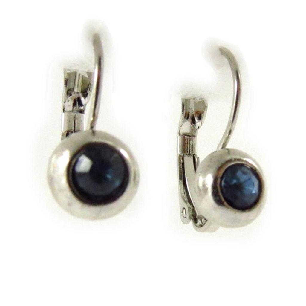 Les Trésors De Lily [J6236] - Blue 'Sissi' Designer Earrings