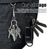 Key Storage Clip Compact Design Metal Construction Outdoor Portable Key Storage Organizer Compatible with Various Key Types