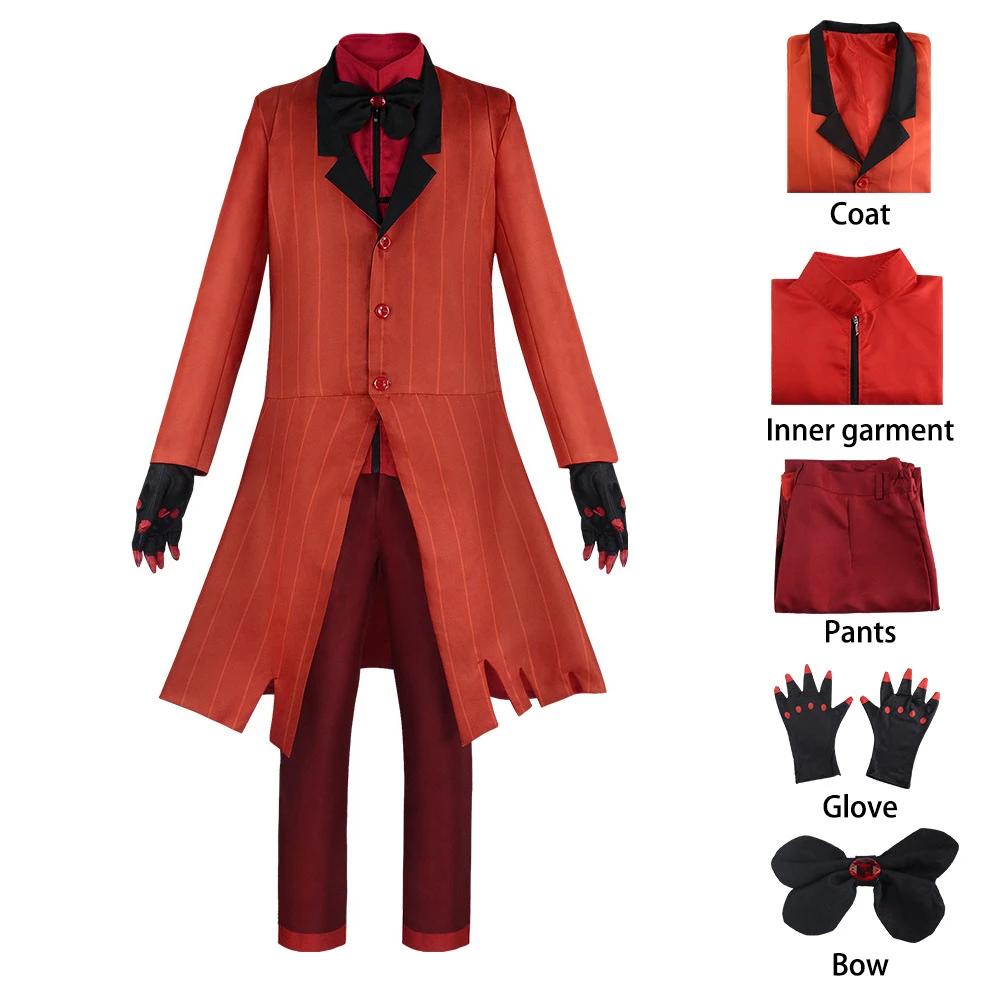 Angel Dust Hazbin Cosplay Uniforme Costume Abito da Uomo Costumi di Halloween