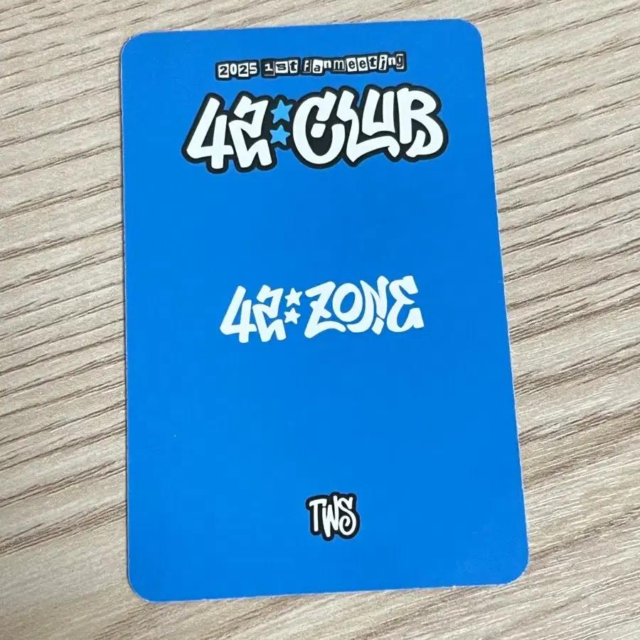 TWS TWS 42 Club CyClub Fan Meeting Shin Yu Photocard