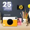 Kodak Printomatic Instant Print Camera, 2X3'', Yellow