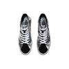 Li Ning Badfive Comfortable Slip Resistant Abrasion Resistant High top Skateboard Shoes Men's White Black AGCQ607-1