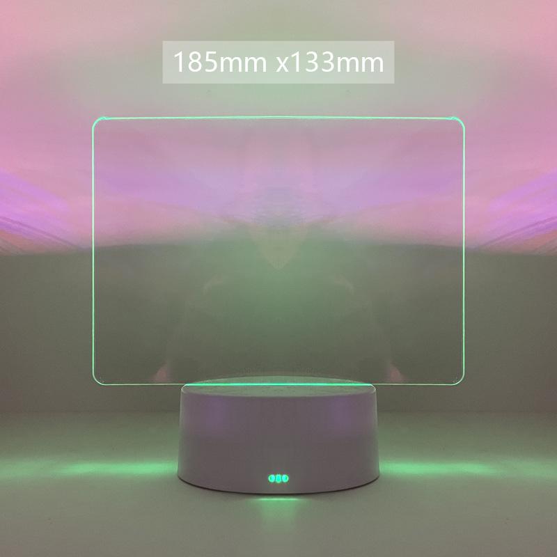 

Полупрозрачная акриловая доска для заметок: Стираемая маленькая настольная белая доска для домашних заметок и напоминаний