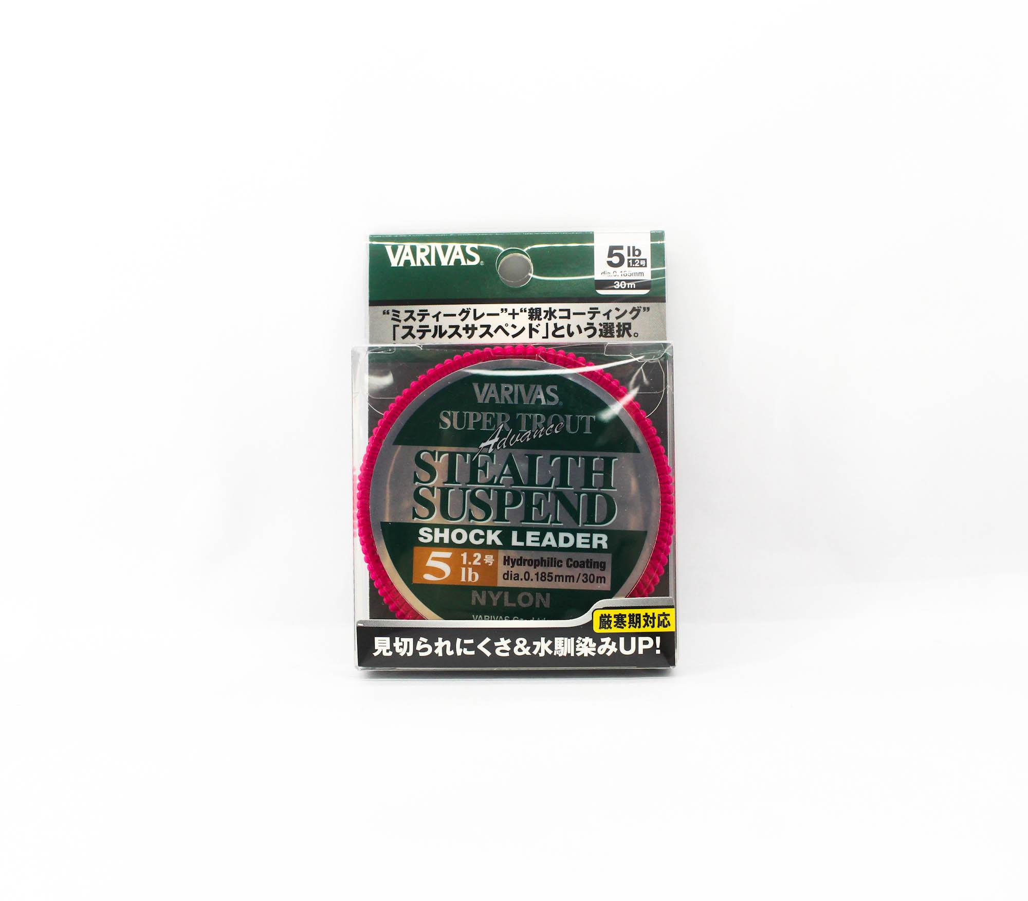 Varivas Nylon Super Trout Advance Stealth Suspend Leader 30m 5lb (1416) чистый