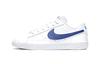 Blazer Leather Low Top Kids' Skateboarding Shoes White Blue Children Aged 3 7 Years Old CZ7579-100