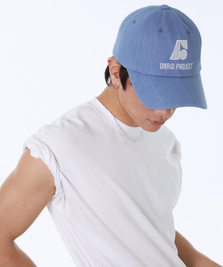 ONRIDPROJECT Denim Symbol Ball Cap - Light Blue