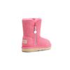 UGG Bailey Zip Short Sheepskin Lined Snow Boots Kids Boots Rose-Pink 1123613T-PKRS