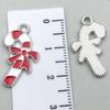20-Piece Christmas Oil Drop Jewelry Set: Santa, Snowman, Bell, Elk Bracelets & Pendants
