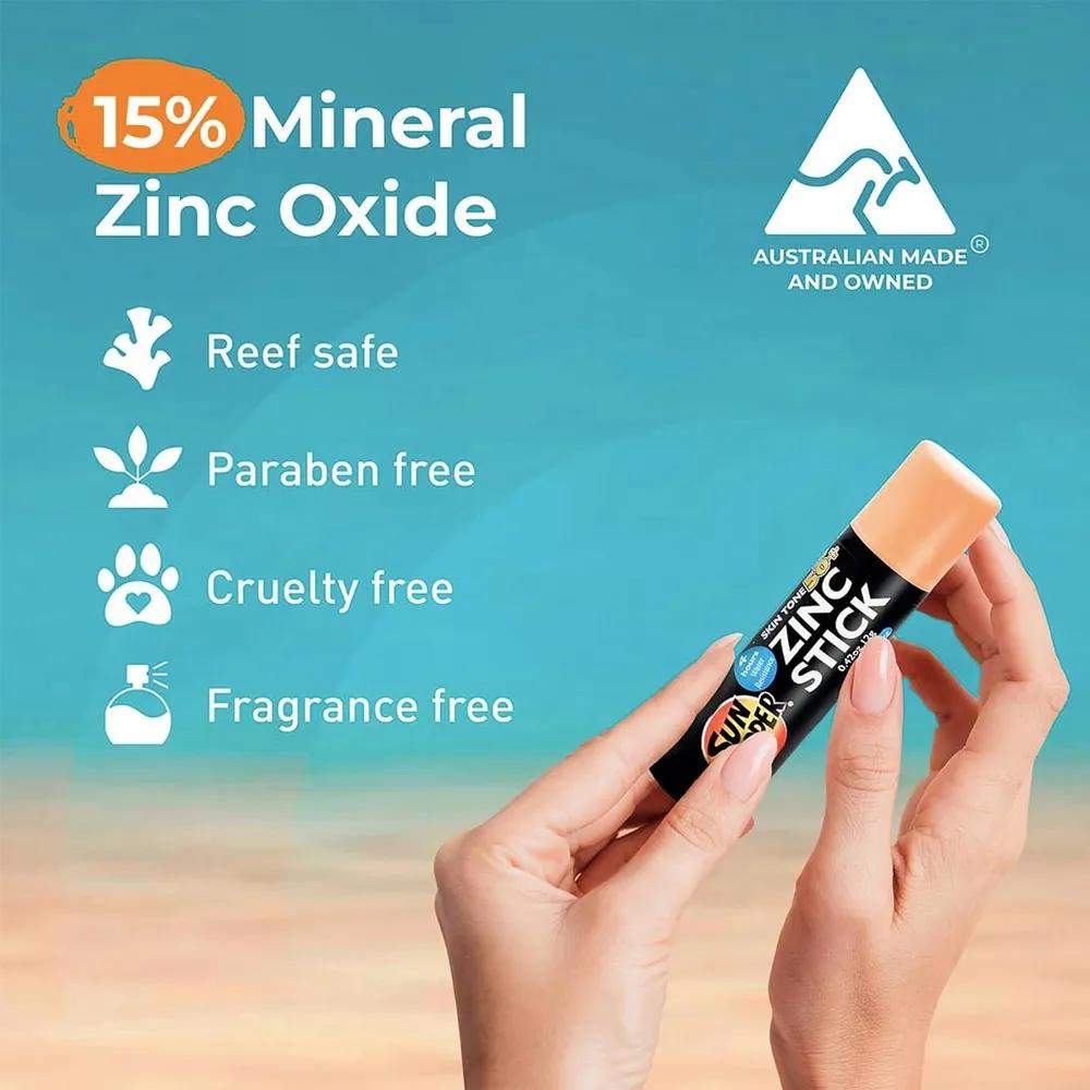 SUN ZAPPER Face & Body Sun Stick 12g Choose 1 of 3