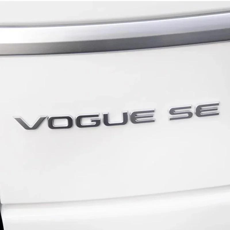 ABS Autoaufkleber Buchstaben Emblem Heckklappenplakette für VOGUE EVOQUE Discovery Range Rover Defender Freelander