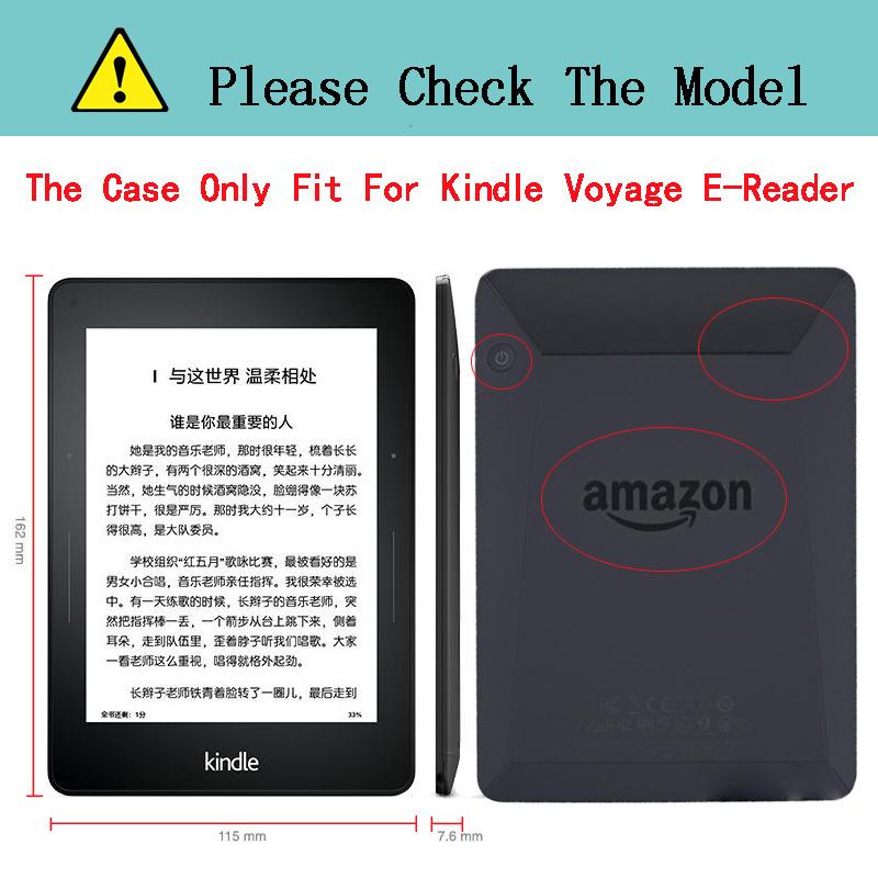 Suitable for Amazon Kindle Voyage 1499, this protective case is a KV leather case, ultra-thin, and drop-resistant