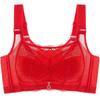 Women Thin Lace Backless No Wire Push Up Bra For Large Bust