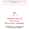 Realbarrier - Crème Solaire Teintée Peach Fit
