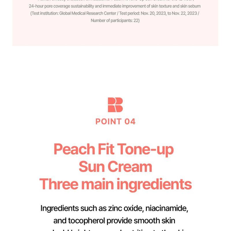 Realbarrier - Crème Solaire Teintée Peach Fit