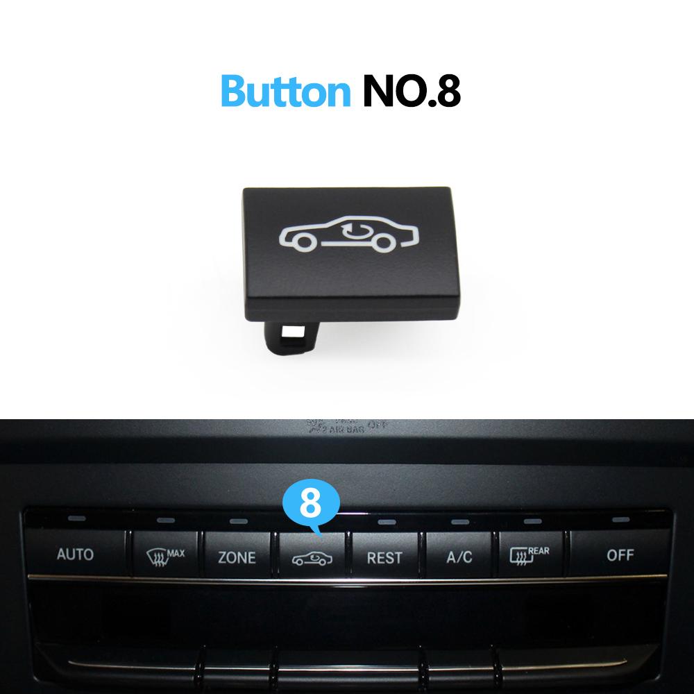 Central Console AC Heater Button Switch Cover Climate Control Button For BENZ E Class W212 W207 E200 E250 E300 E350 E400 E500