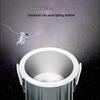 matte white 7w 75mm cutout warm light 3000k