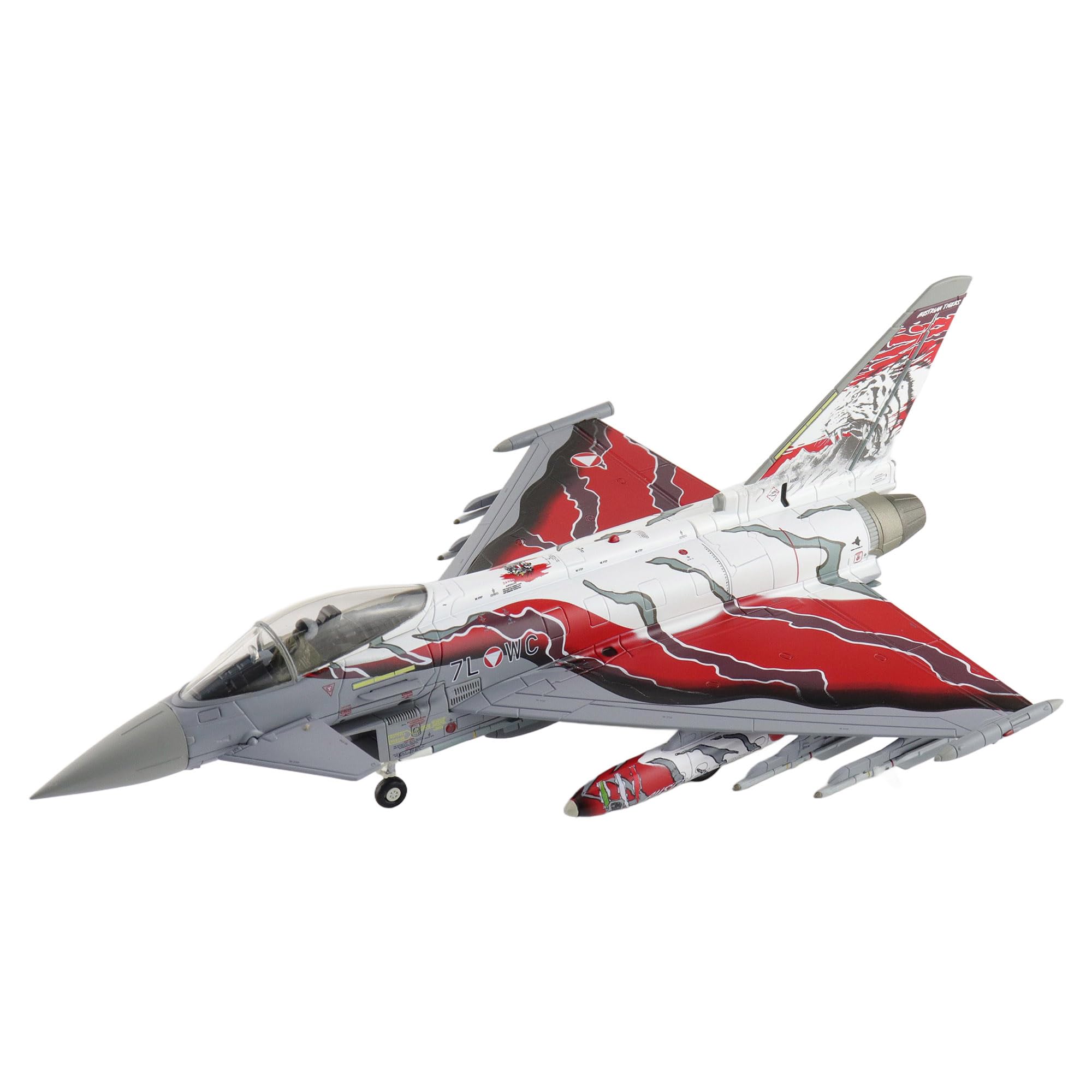 

HOBBY MASTER Eurofighter Typhoon ВВС Австрии НАТО Tiger Meet 2023 Готовое изделие HA6628 1/72