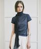 Nigaennikol Sheer Denim Mood Top_Blue