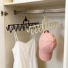 Over Door Hook Hanger Multi Hook Wardrobe Organizer 18-hook Over Door Organizer Rack Rotating Multifunctional Clothes Hanger