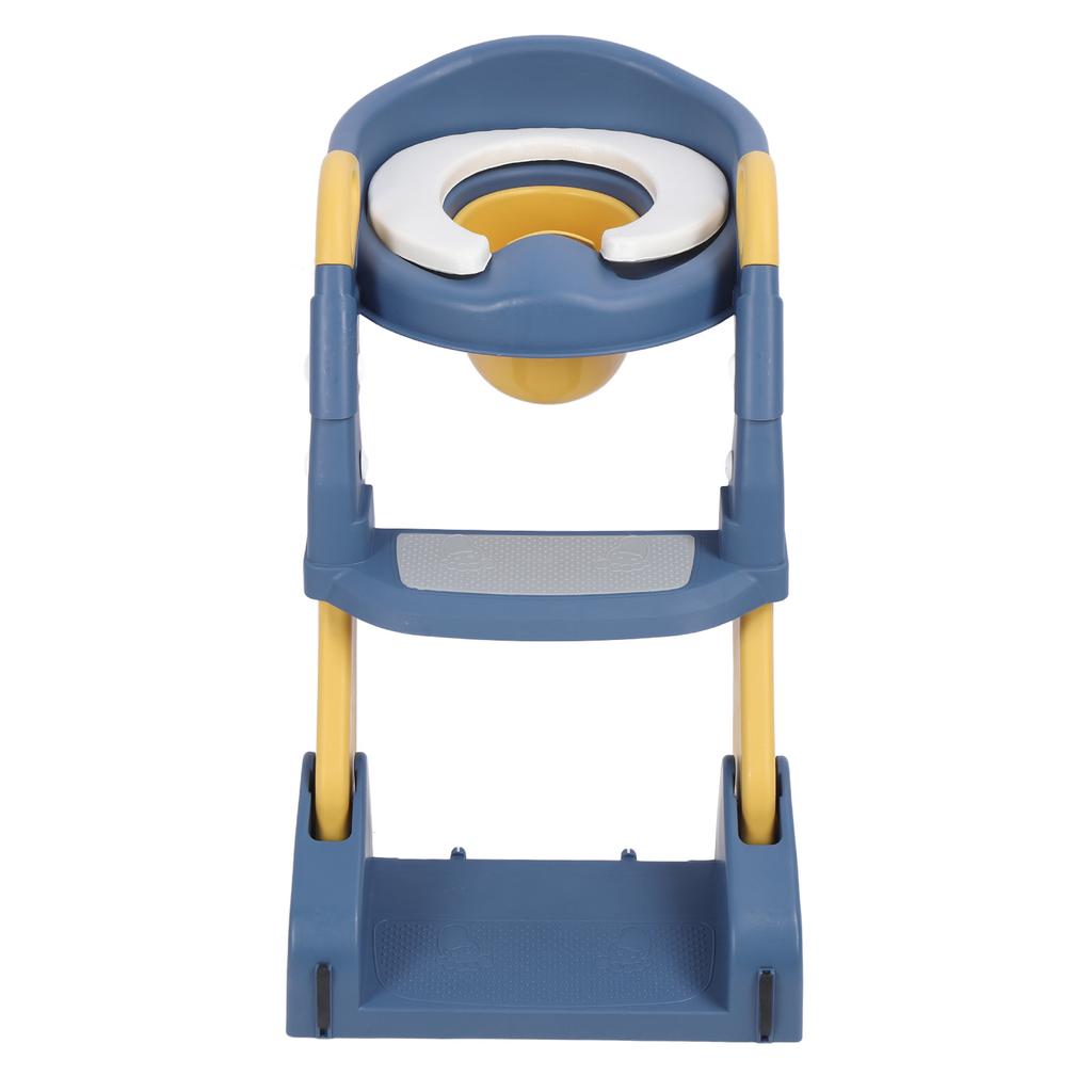 3 In 1 Potty Training Seat with Step Stool Ladder Non Slip Pads PVC Comfortable Toddler Potty