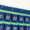 Numbered Pocket Chart Over the Door Organizer Homeschool Supplies Classroom Decor Storage Bags for Cell Phones Calculator Holder