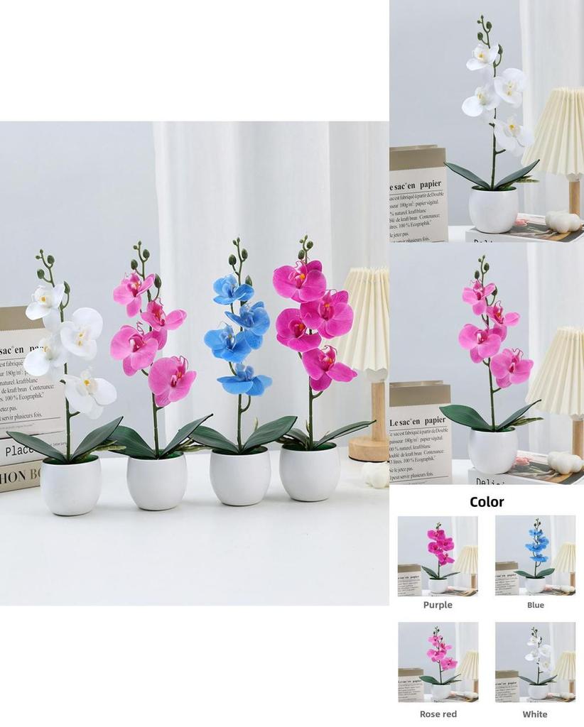 Durable Plastic Butterfly Orchid Fake Plant With Textured Finish For Celebrations And Photo Shoots