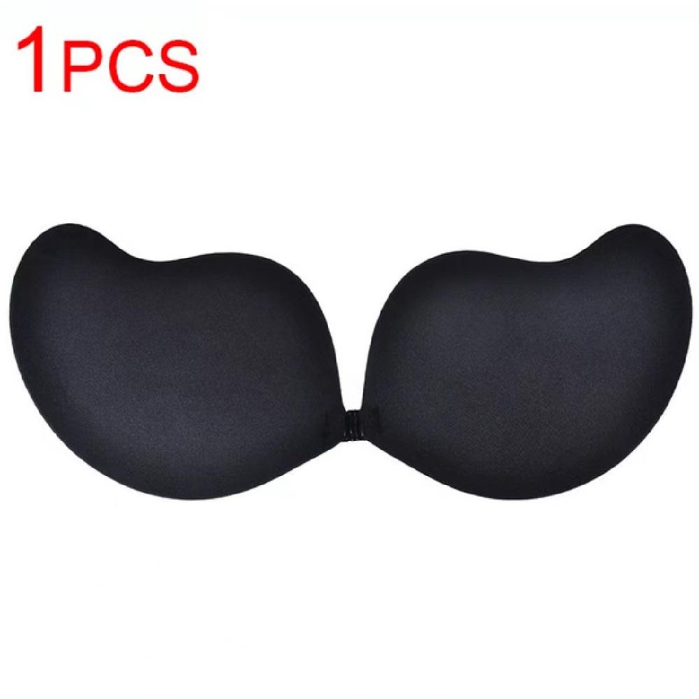 Women Silicone Sticky Invisible Nipper Cover Backless Bra Strapless Push Up Lift Breast Seamless Bralette Front Closure Adhesive