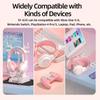 VAORLO Cute Wired Headphone 3.5mm Game Headset Noise Cancel Glowing Earphone With Microphone For Gaming High Quality